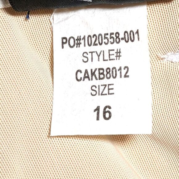 Curves 360 NYJD White High Rise Wide Leg Linen Blend Stretch With Wear Size 16 - Picture 8 of 12